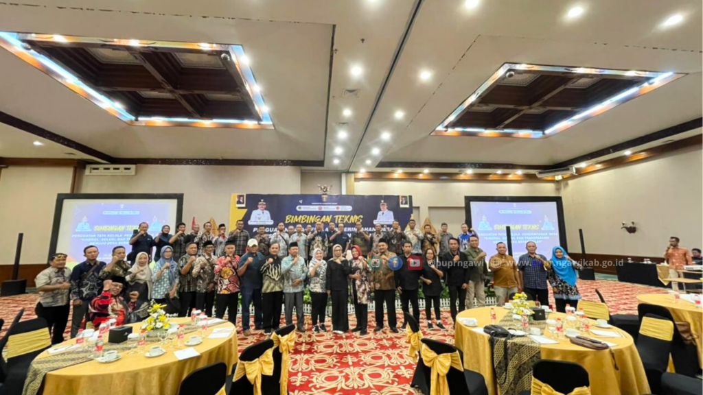 Dinas PUPR Kabupaten Ngawi Berpartisipasi dalam Bimbingan Teknis Kepala Desa se-Kabupaten Ngawi di The Sunan Hotel Solo