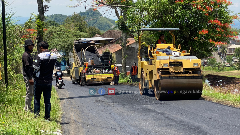 Dinas PUPR Ngawi Laksanakan Survei Pemeliharaan Berkala Ruas Jalan Sine–Tulakan