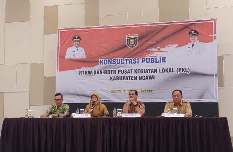Konsultasi Publik RTRW dan RTDR Pusat Kegiatan Lokal Kabupaten Ngawi