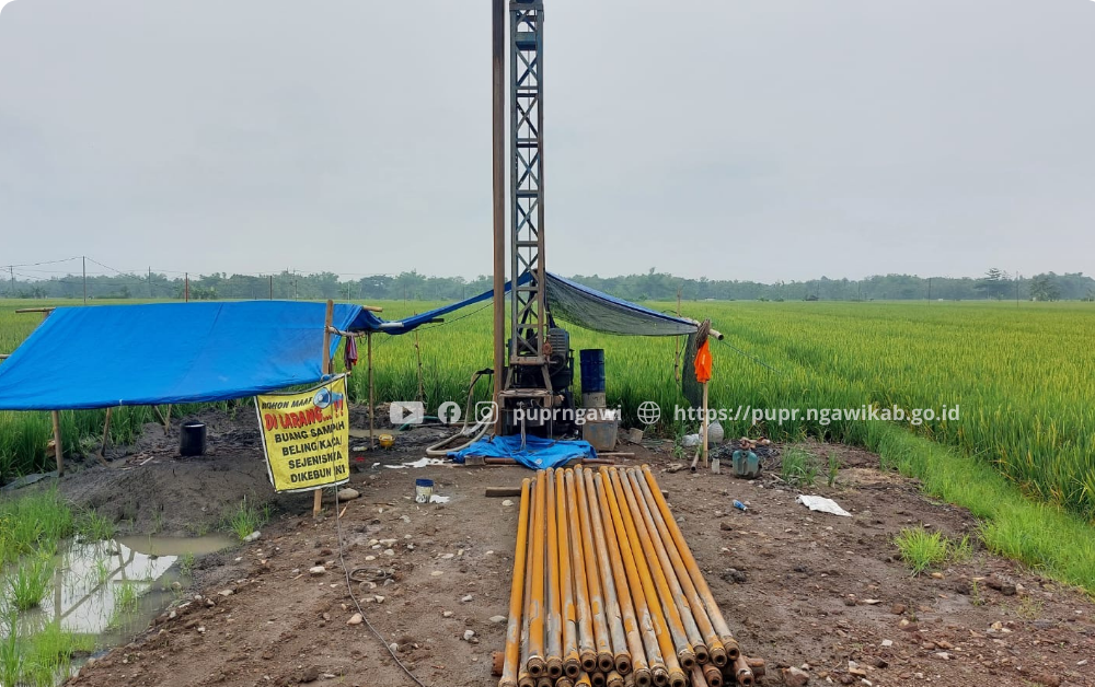 Dorong Ketahanan Pangan, Pemkab Ngawi Hadirkan Sumur Bor Dalam di Tujuh Wilayah