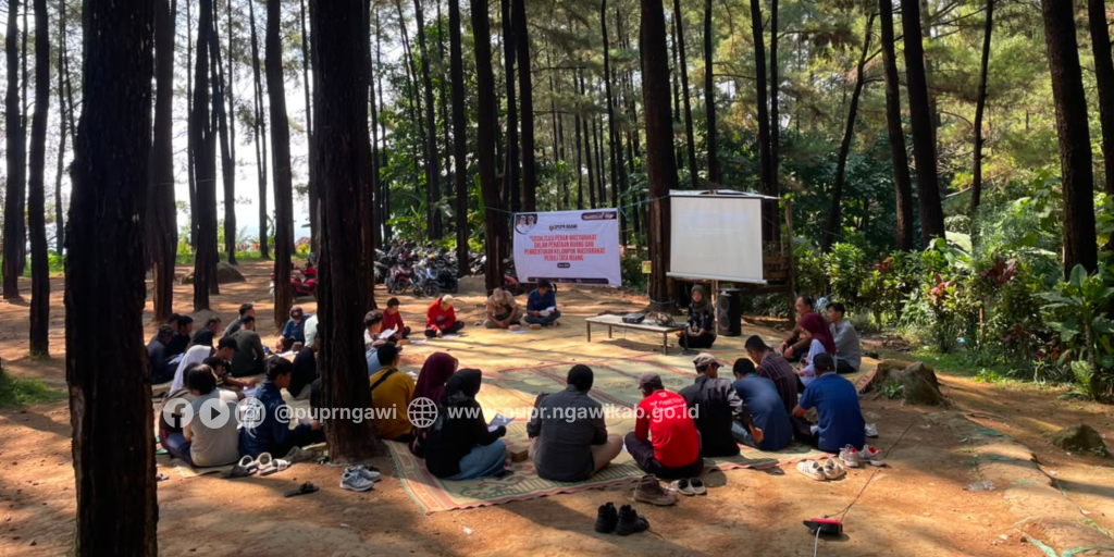 Bidang Tata Ruang Dinas PUPR Ngawi Gelar Sosialisasi POKMAS PERANG di Wilayah UPTD I Kendal