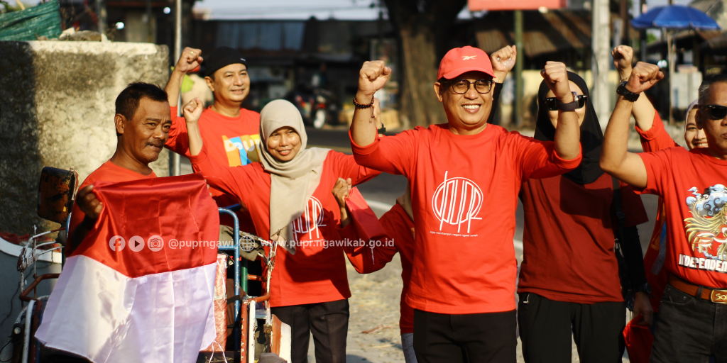 Semarak Kemerdekaan, PUPR Ngawi Hadirkan Kebersamaan dan Semangat Nasionalisme